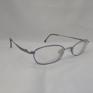 BROOKS BROTHERS Eyeglass Frames BB264 1192 Light Blue/Silver Tone Oval